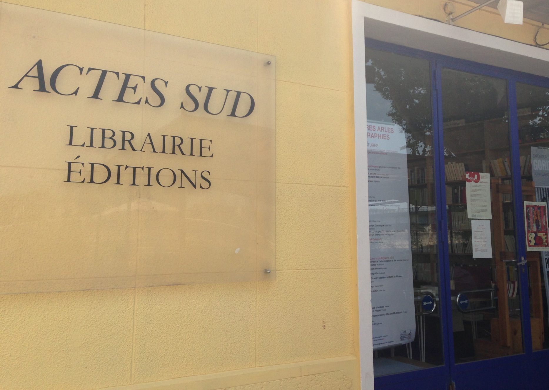 Librairie Actes Sud Arles par Chantal Cazzadori