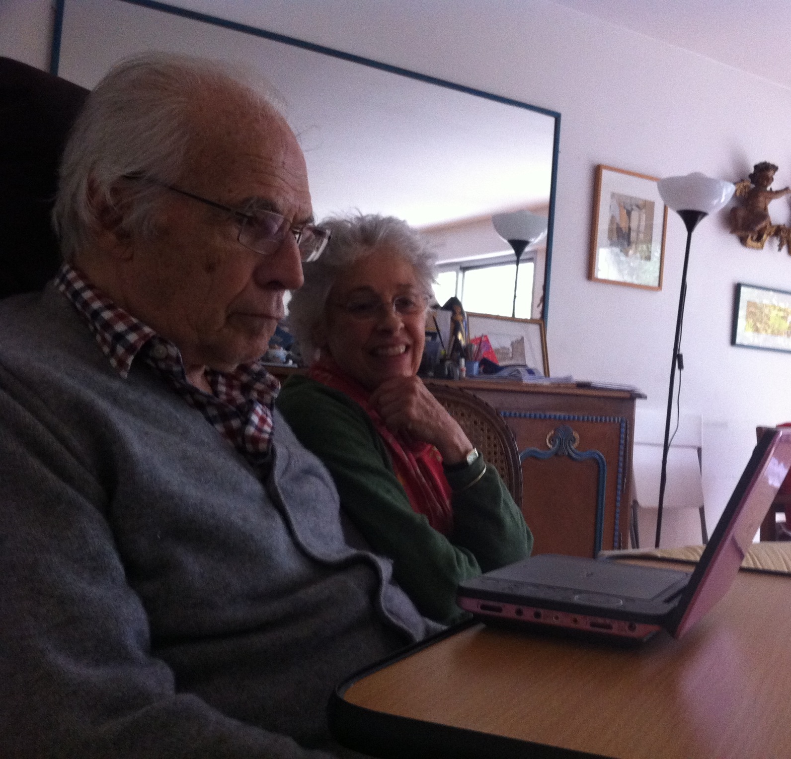 Michel Crozier et Anne De La Borde-Caumont par Chantal Cazzadori