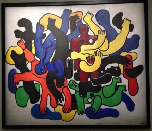 "Les plongeurs noirs", Fernand Léger. Musée Georges Pompidou de Metz