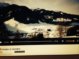 Europe à vendre - Arte - Documentaire d'Andreas Pichler