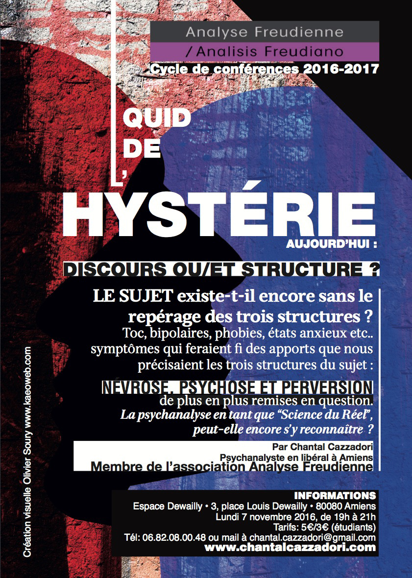 Quid de l'hystérie aujourd'hui? – Nouveau livre : 