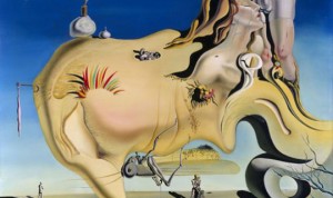 Toile de Salvador Dali - Le masturbateur