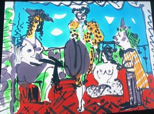 © Pablo Picasso - Image extraite du film de Clouzot « le mystère de Picasso »